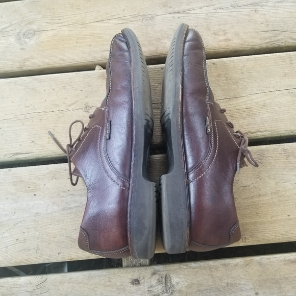 Mephisto Gaetan Brown Leather Bicycle Derby Oxford - Picture 5 of 10